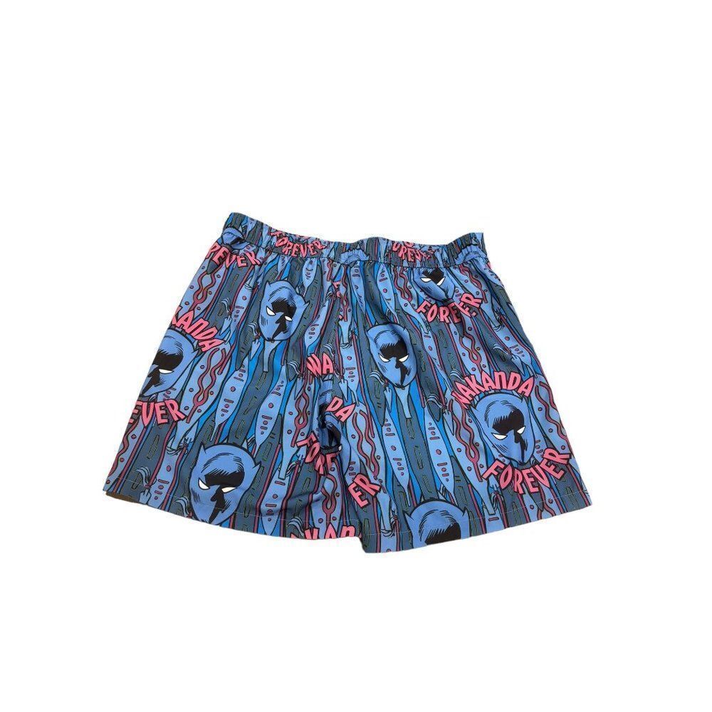 Marvel Black Panther Wakanda Forever Men's Board Shorts Trunks Sz 2XL 44/46 - Picture 4 of 6